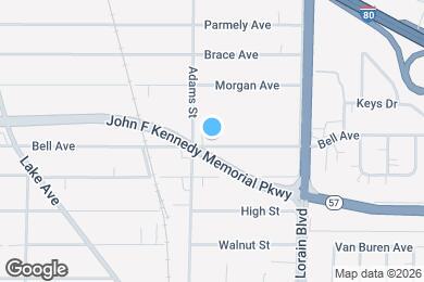 Map image of the property - 316 Bell Ave