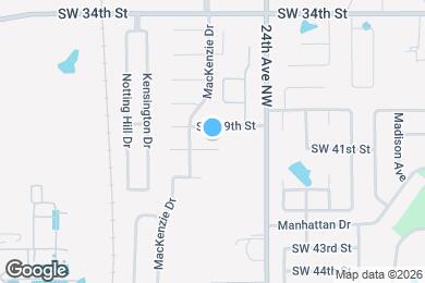 Map image of the property - 833 SW 40th St