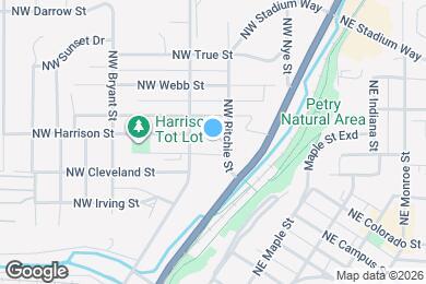 Map image of the property - 225 NW Harrison St