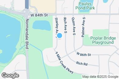 Map image of the property - 8509 Stanley Ave S