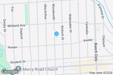 Map image of the property - 15552 Woodworth