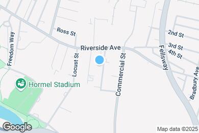 Map image of the property - 25 Hall St