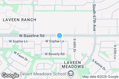 Map image of the property - 6934 W Sophie Ln