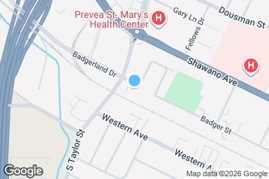 Map image of the property - 1865 Badger St