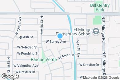 Map image of the property - 12534 W Surrey Ave