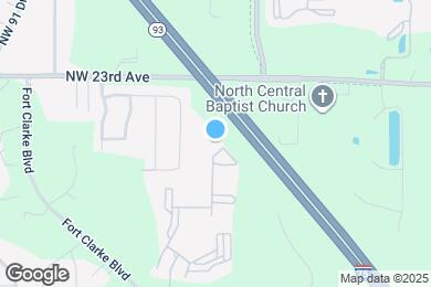 Map image of the property - 1505 Fort Clarke Blvd