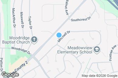 Map image of the property - 2840 Mitchell Dr