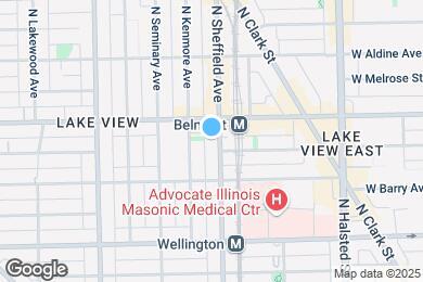 Map image of the property - 3140 N Sheffield Ave