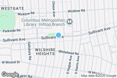 Map image of the property - 2869 Sullivant Ave
