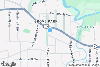 Map image of the property - 675 S Evelyn Pl NW