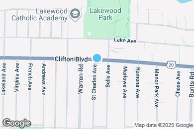 Map image of the property - 14623 Clifton Blvd