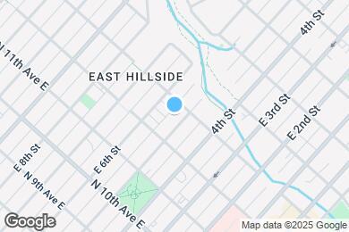 Map image of the property - 1221 E 5th St