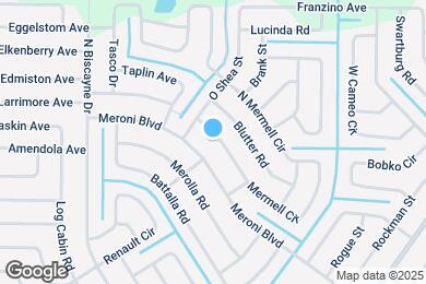 Map image of the property - 4132 Mermell Cir