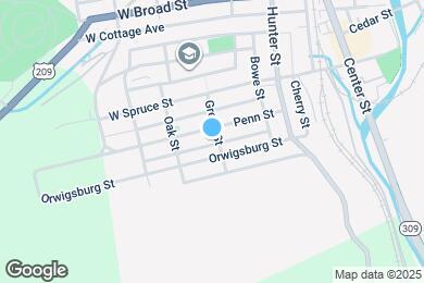 Map image of the property - 205 South St
