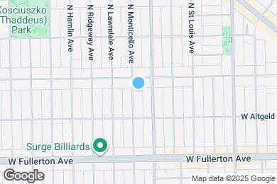 Map image of the property - 2539 N Monticello Ave