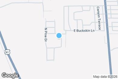 Map image of the property - 4396 N Laramie Terrace