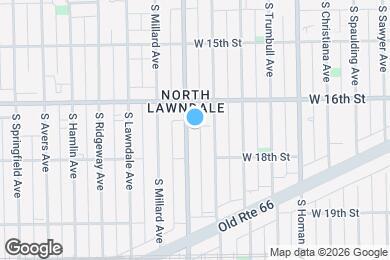 Map image of the property - 1631 S Central Park Ave