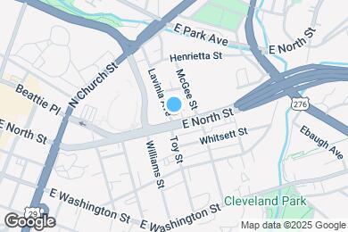 Map image of the property - 801 E North St
