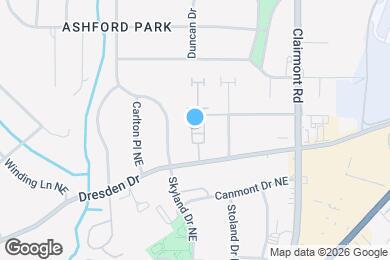 Map image of the property - 2763 Durham Dr NE