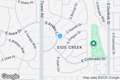 Map image of the property - 18757 E Hawaii Dr