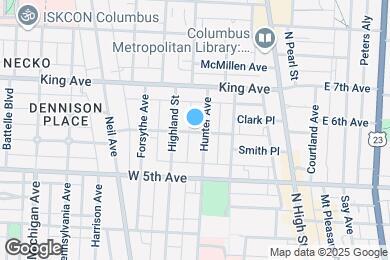 Map image of the property - 142 W 6th Ave
