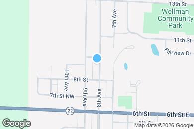 Map image of the property - 901 8th Ave