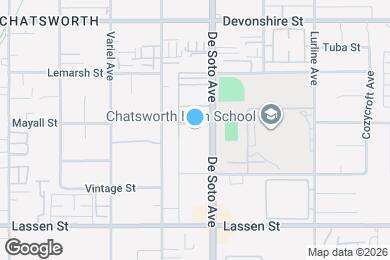 Map image of the property - 10065 De Soto Ave