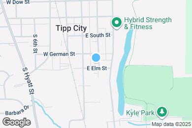 Map image of the property - 423 S 2nd St