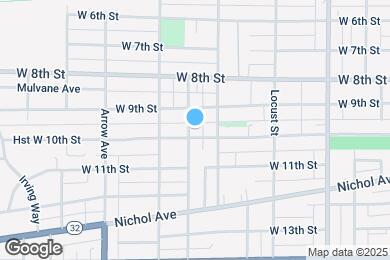 Map image of the property - 1428 W 10th St