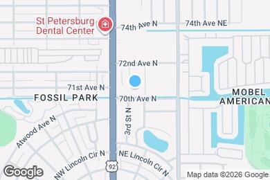 Map image of the property - Pelican Grove Apartments
