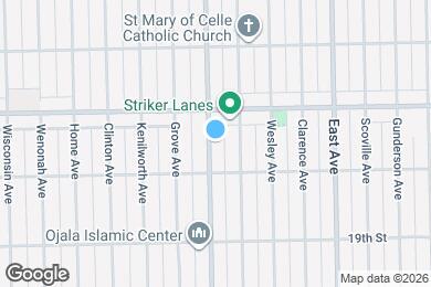 Map image of the property - 1623 Oak Park Ave
