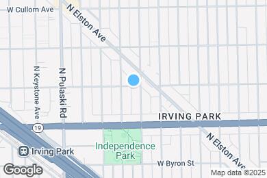 Map image of the property - 3805 W Belle Plaine Ave