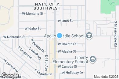 Map image of the property - 525 W Nebraska St