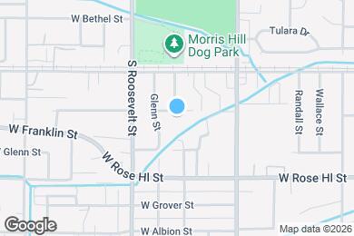 Map image of the property - 4007 W Hoover St