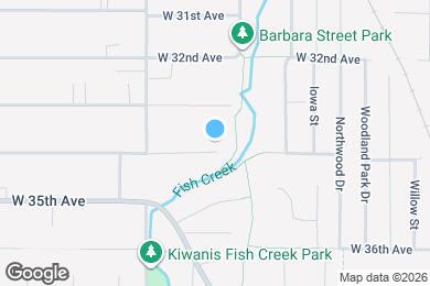 Map image of the property - 2601 W 34th Ave