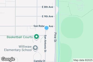 Map image of the property - 1019 San Antonio St