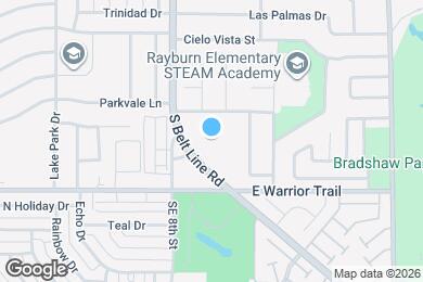 Map image of the property - The Retreat at Grand Prairie