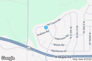 Map image of the property - 21504 Arabian Rd