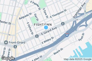 Map image of the property - 457 E Girard Ave