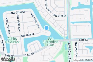 Map image of the property - 10331 NW 18th Pl