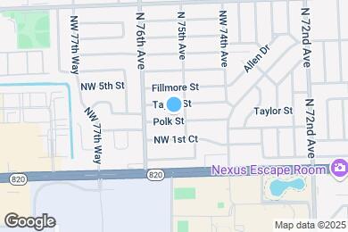 Map image of the property - 7521 Polk St