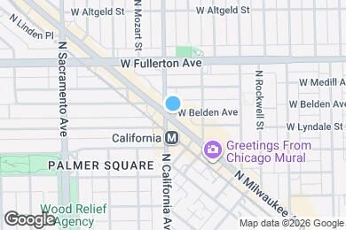 Map image of the property - 2794 W Belden Ave