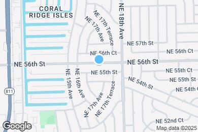 Map image of the property - 1670 NE 56th St