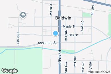 Map image of the property - 1040 Oak St