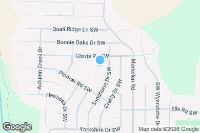 Map image of the property - 13905 SW Clovis Cir