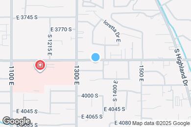 Map image of the property - 1362 E 3900 S