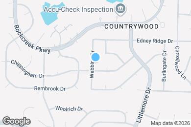 Map image of the property - 2224 Webbing Dr