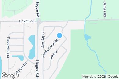 Map image of the property - 19516 Prairie Crossing Dr