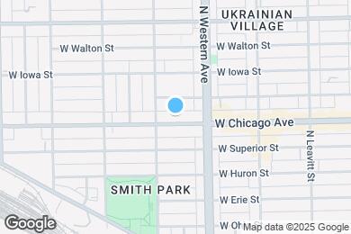 Map image of the property - 2436 W Chicago Ave