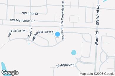 Map image of the property - 1200 SW Sapperton Rd